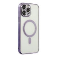 Newface iPhone 14 Pro Kılıf Magneticsafe Lazer Silikon - Mor