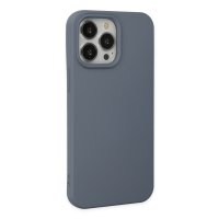 Newface iPhone 14 Pro Kılıf Nano içi Kadife Silikon - Gri