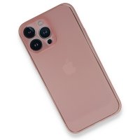 Newface iPhone 14 Pro Kılıf PP Ultra İnce Kapak - Pembe