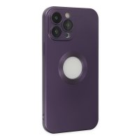 Newface iPhone 14 Pro Kılıf Vamos Lens Silikon - Mor