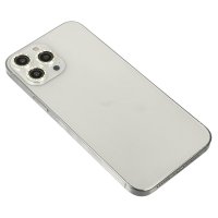 Newface iPhone 14 Pro Max Diamond Kamera Lens - Gümüş