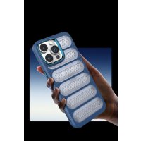 Newface iPhone 14 Pro Max Kılıf Airmax Silikon Kapak - Lacivert
