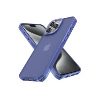 Newface iPhone 14 Pro Max Kılıf Elegant Kapak - Açık Mavi