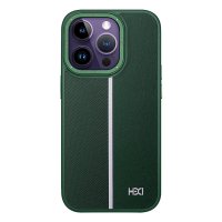 HDD iPhone 14 Pro Max Kılıf HBC-155 Lizbon Kapak - Koyu Yeşil