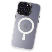 Joko iPhone 14 Pro Max Kılıf Mateks Magsafe Kapak - Beyaz