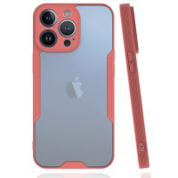 Newface iPhone 14 Pro Max Kılıf Platin Silikon - Pembe