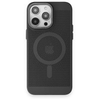 Newface iPhone 14 Pro Max Kılıf Plüton Magneticsafe Kapak - Siyah