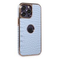 Newface iPhone 14 Pro Max Kılıf Snake Kapak - Sierra Blue