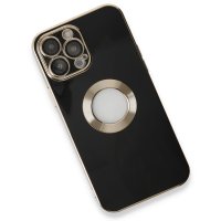 Newface iPhone 14 Pro Max Kılıf Store Silikon - Siyah