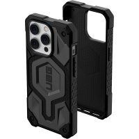 Newface iPhone 14 Pro Max Kılıf Uag Fiber Magneticsafe Silikon - Füme