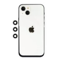Newface iPhone 14 Shine Kamera Lens - Gümüş