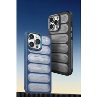 Newface iPhone 15 Kılıf Airmax Silikon Kapak - Lacivert