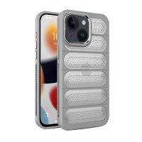 Newface iPhone 15 Kılıf Airmax Silikon Kapak - Titan Gri