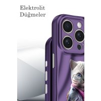 Newface iPhone 15 Kılıf Crew Desenli Kapak - Çiçek
