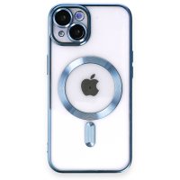 Newface iPhone 15 Kılıf Kross Magneticsafe Kapak - Sierra Blue
