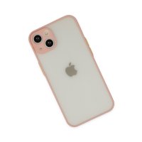 Newface iPhone 15 Kılıf Montreal Silikon Kapak - Pembe