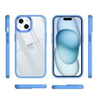 Newface iPhone 15 Kılıf Power Silikon - Sierra Blue