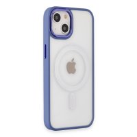 Newface iPhone 15 Kılıf Room Magneticsafe Silikon - Sierra Blue