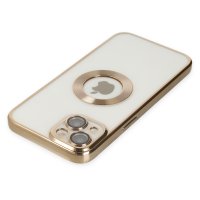 Newface iPhone 15 Kılıf Slot Silikon - Gold