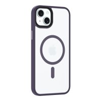 Newface iPhone 15 Kılıf Trex Magneticsafe Kapak - Derin Mor