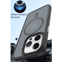 Newface iPhone 15 Kılıf Trex Magneticsafe Kapak - Pudra