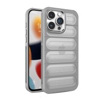 Newface iPhone 15 Pro Kılıf Airmax Silikon Kapak - Titan Gri