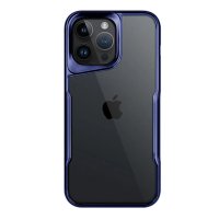 Newface iPhone 15 Pro Kılıf Boyi Silikon Kapak - Lacivert