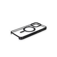 Newface iPhone 15 Pro Kılıf Erozi Magsafe Kapak - Siyah