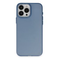 Newface iPhone 15 Pro Kılıf Modos Metal Kapak - Mavi