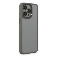 Newface iPhone 15 Pro Kılıf Power Silikon - Titan Gri