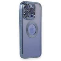 Newface iPhone 15 Pro Kılıf Slot Silikon - Sierra Blue