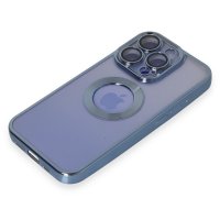 Newface iPhone 15 Pro Kılıf Slot Silikon - Sierra Blue