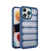 Newface iPhone 15 Pro Max Kılıf Airmax Silikon Kapak - Lacivert