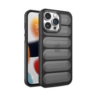 Newface iPhone 15 Pro Max Kılıf Airmax Silikon Kapak - Siyah