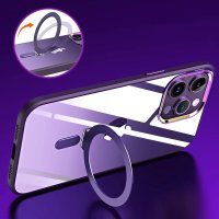 Newface iPhone 15 Pro Max Kılıf Mudo Magneticsafe Standlı Kapak - Köknar Yeşili