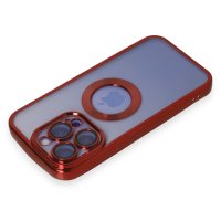Newface iPhone 15 Pro Max Kılıf Slot Silikon - Kırmızı