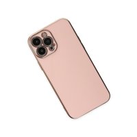 Newface iPhone 15 Pro Max Kılıf Volet Silikon - Pembe