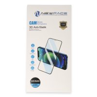 Newface iPhone 16 3D Antistatik Cam Ekran Koruyucu