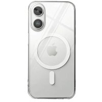 Newface iPhone 16 Kılıf Magneticsafe Şeffaf Silikon - Şeffaf