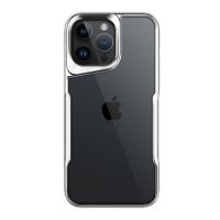 Newface iPhone 16 Pro Kılıf Boyi Silikon Kapak - Gümüş