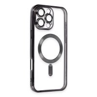 Newface iPhone 16 Pro Kılıf Kross Magneticsafe Kapak - Siyah