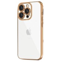 Newface iPhone 16 Pro Kılıf Razer Lensli Silikon - Desert