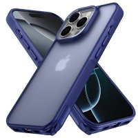 Newface iPhone 16 Pro Max Kılıf Elegant Kapak - Lacivert