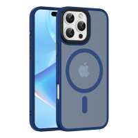 Newface iPhone 16 Pro Max Kılıf Trex Magneticsafe Kapak - Lacivert