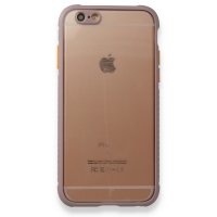 Newface iPhone 6 Kılıf Miami Şeffaf Silikon - Açık Mor
