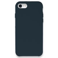 Newface iPhone SE 2020 Kılıf Lansman Legant Silikon - Gece Mavisi