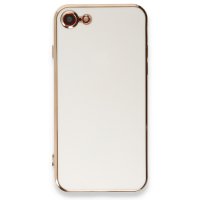 Newface iPhone 7 Kılıf Volet Silikon - Beyaz