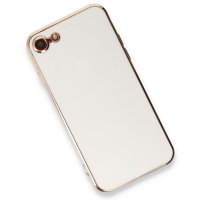 Newface iPhone 7 Kılıf Volet Silikon - Beyaz