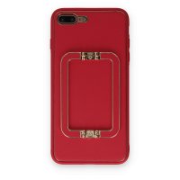 Newface iPhone 7 Plus Kılıf Coco Elit Kapak - Kırmızı