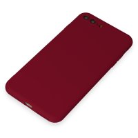 Newface iPhone 7 Plus Kılıf First Silikon - Bordo